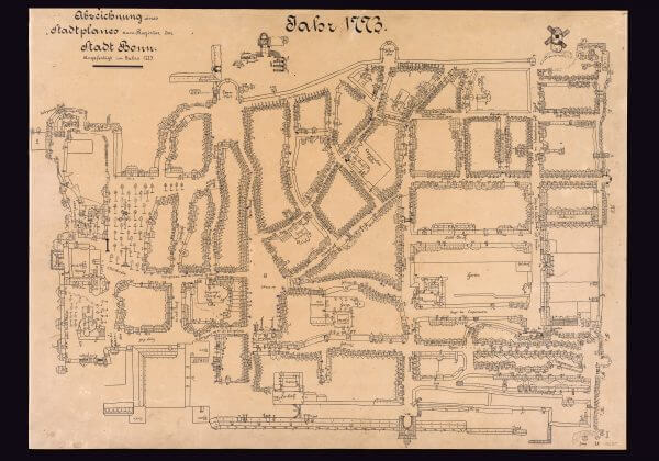 MAP OF BONN, 1773