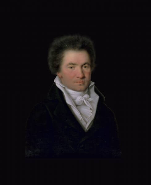 WILLIBRORD JOSEPH MÄHLER (1778–1860): LUDWIG VAN BEETHOVEN, OIL PAINTING, 1815 