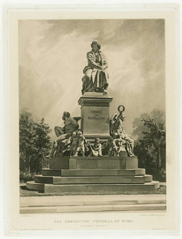 Heliogravüre Zumbusch-Denkmal