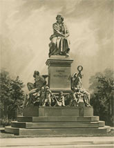 Heliogravüre Zumbusch-Denkmal